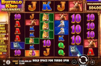 Buffalo King Megaways gameplay screen