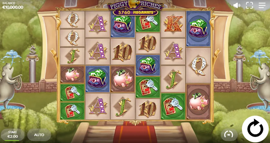 Piggy Riches Megaways game mechanics