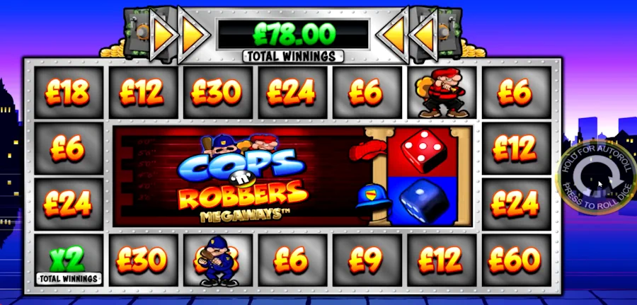 Cops Robbers bonus
