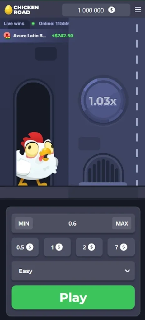 chicken road mobile view
